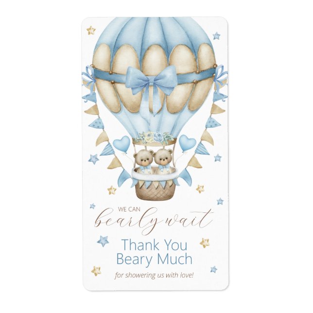 On peut attendre le Merci jumeau garçon (Devant)