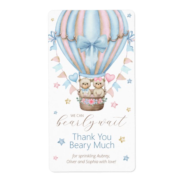 On peut attendre un garçon fille jumeaux Merci (Devant)