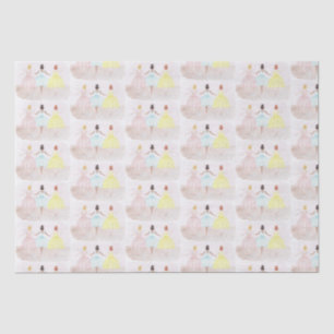 On Point Ballet Dancers Tissue Paper