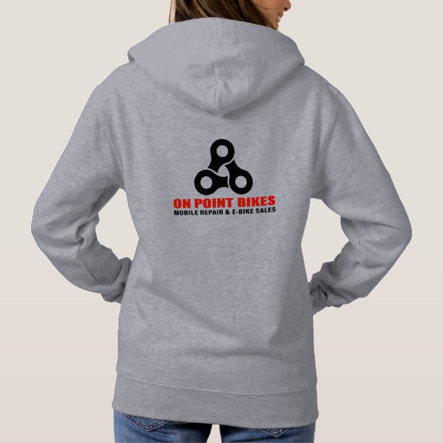 On Point Bikes Custom Hoodie (Back)