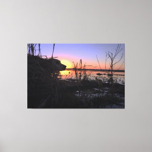 On Point in the Duck Blind Canvas Print