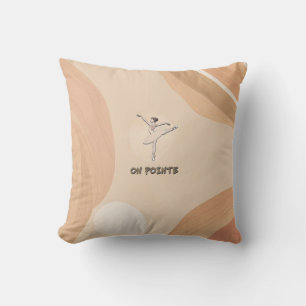 On Pointe Throw Pillow