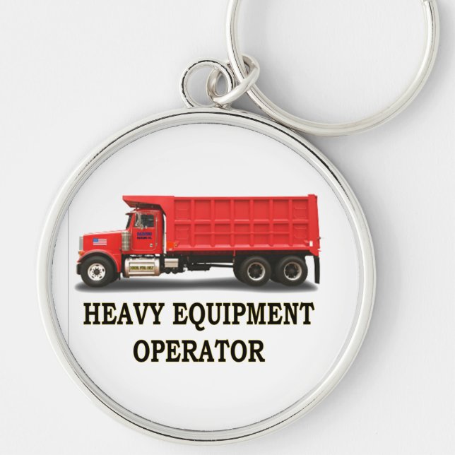ON ROAD DUMP TRUCK KEYCHAIN (Front)