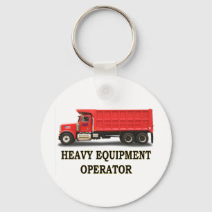 ON ROAD DUMP TRUCK KEYCHAIN