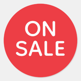 On Sale Sticker | Red Label Promotion