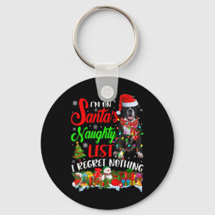 On Santas Naughty List Xmas Boxer  Keychain