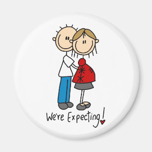 On s'attend ! Aimant de la figure de bâtonnet