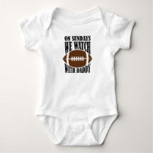 On Sundays We Watch Football With Daddy