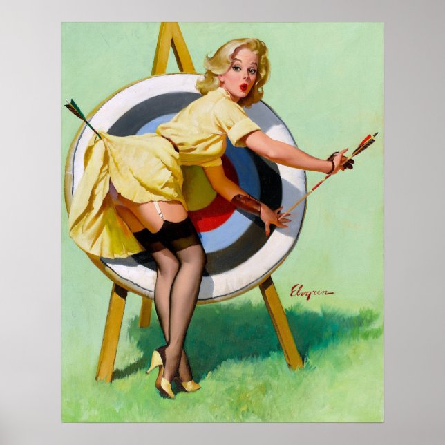 On Target Pin Up Poster (Front)