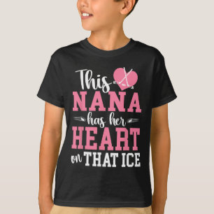 On That Ice Hockey Nana Grandma Ice Hockey Player  T-Shirt