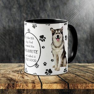 On the 8th Day God Created the Malamute Mug