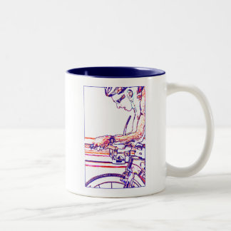 On the Aero-Bars Line Two-Tone Coffee Mug
