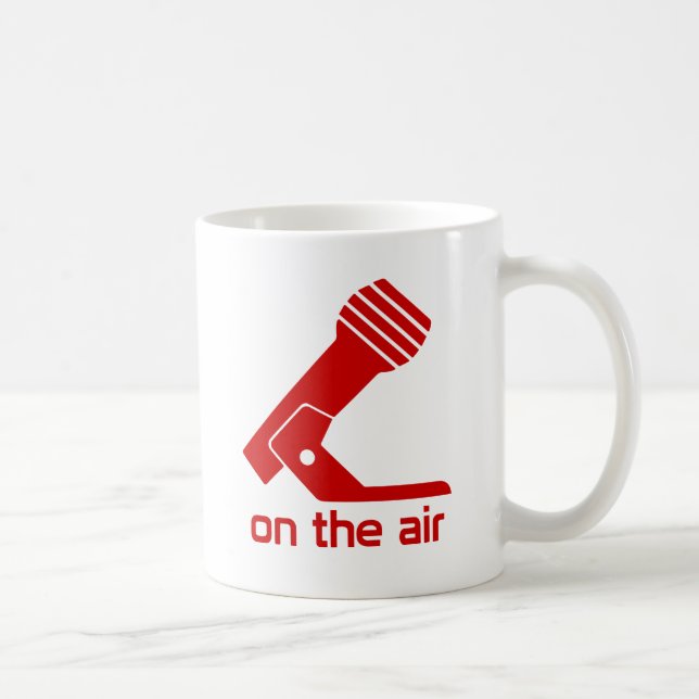 On The Air Mug (Red Design) (Right)