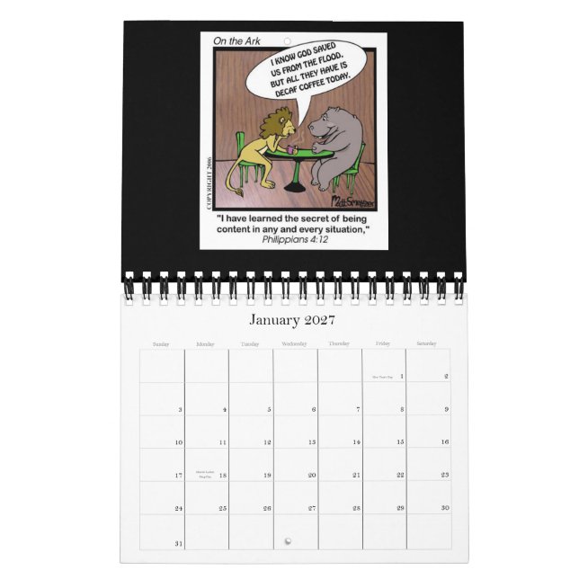 On The Ark Calendar (Jan 2027)