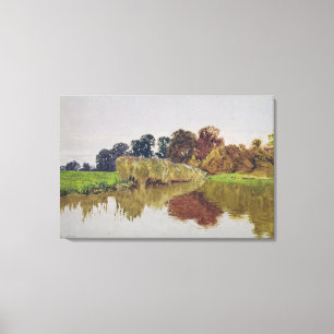 On the Arun, Stoke, Sussex Canvas Print