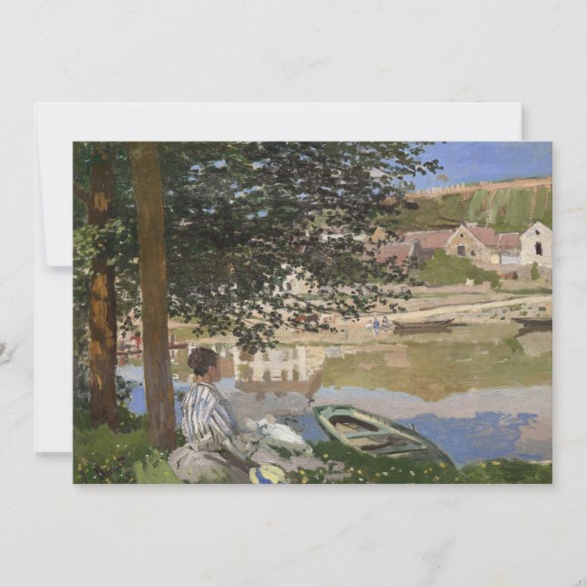On the Bank of the Seine | Claude Monet (Front)
