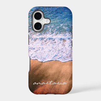 on the beach