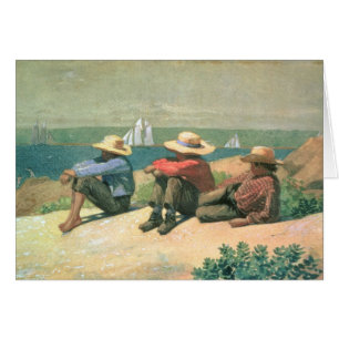 On the Beach, 1875 (w/c)