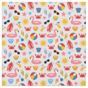 On the beach fabric