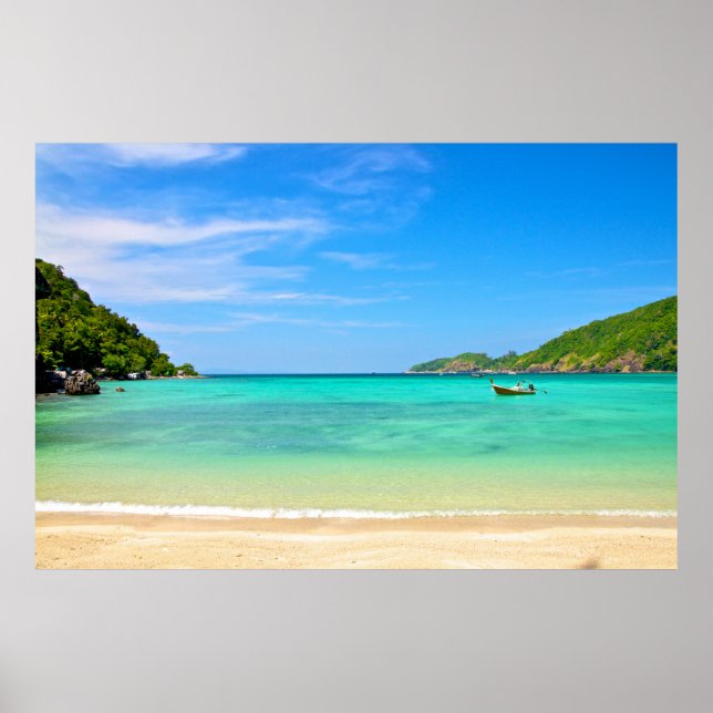 On The Beach in Thailand Poster (Front)