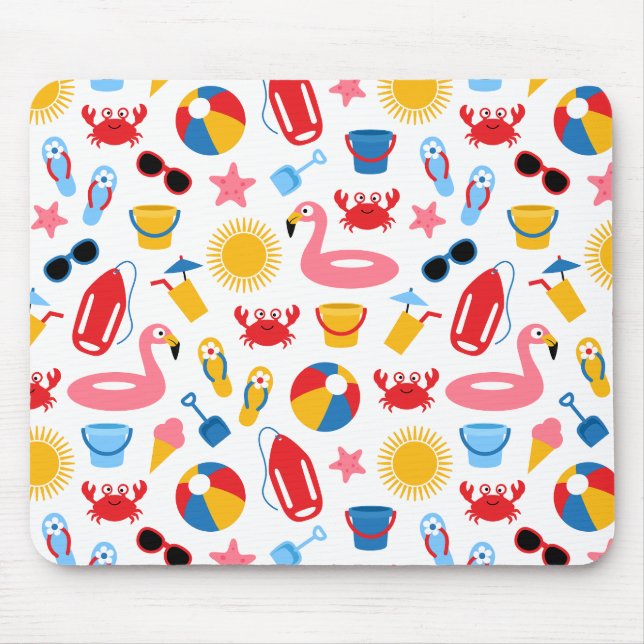 On the beach mouse pad (Front)