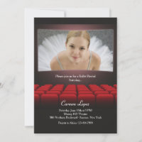 On the Big Screen Photo Invitation