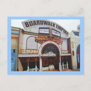 On the Boardwalk in Atlantic City Postcard