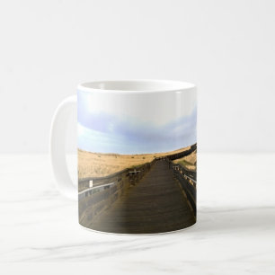 On the Boardwalk, Long Beach, Washington Coffee Mug