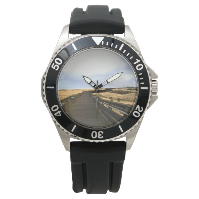 On the Boardwalk, Long Beach, Washington Watch (Front)