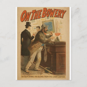 On the Bowery Postcard
