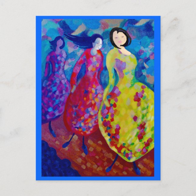 On the Catwalk Postcard (Front)