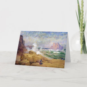 On The Coast of California   William Henry Holmes Card
