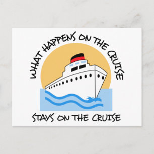 On the Cruise Postcard