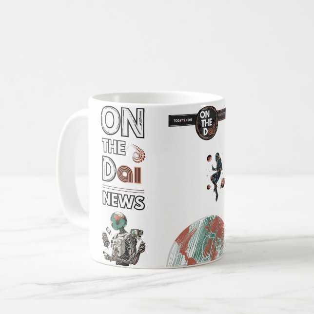 ON THE Dai News Mug (Front Left)