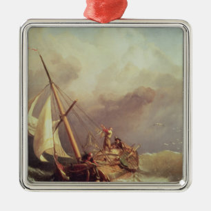 On the Dogger Bank, 1846 Metal Ornament