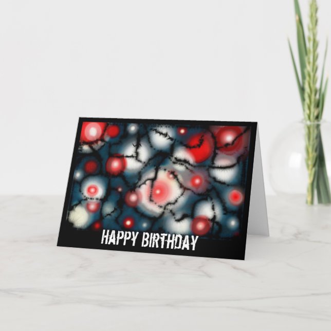 On The Edge  Birthday Card (Front)