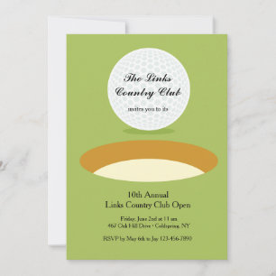 On The Edge Golf Invitation