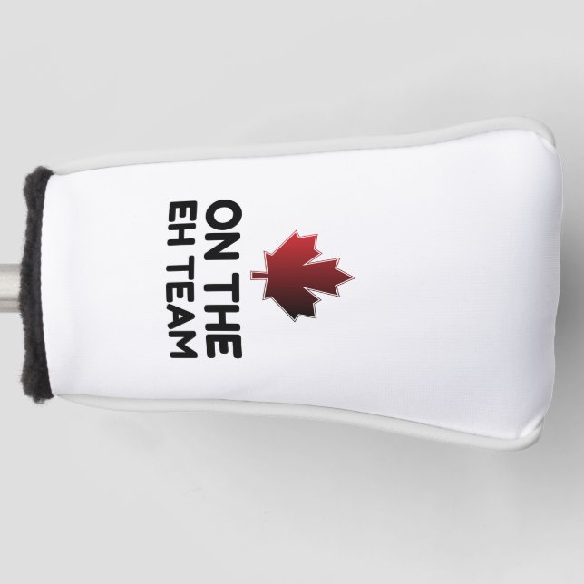 on the eh team golf head cover (Front)