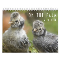 On the Farm 2018 Lovable Barnyard Animals Calendar