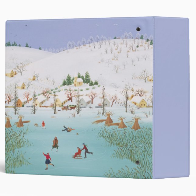 On the Frozen Lake 1987 Binder (Back/Spine)