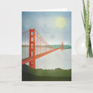 On The Golden Gate Bridge Card
