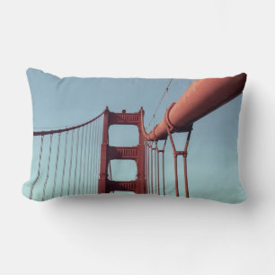On The Golden Gate Bridge Lumbar Pillow