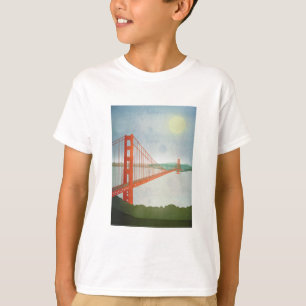 On The Golden Gate Bridge T-Shirt