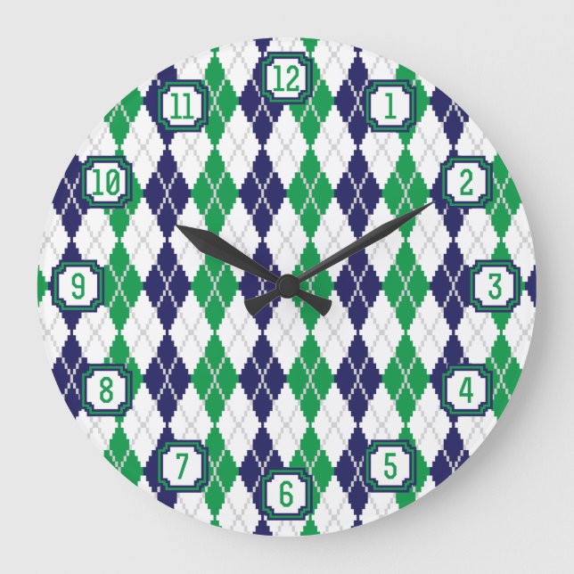On the Green Argyle Clock (Front)