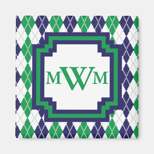 On the Green Argyle Magnet (Front)