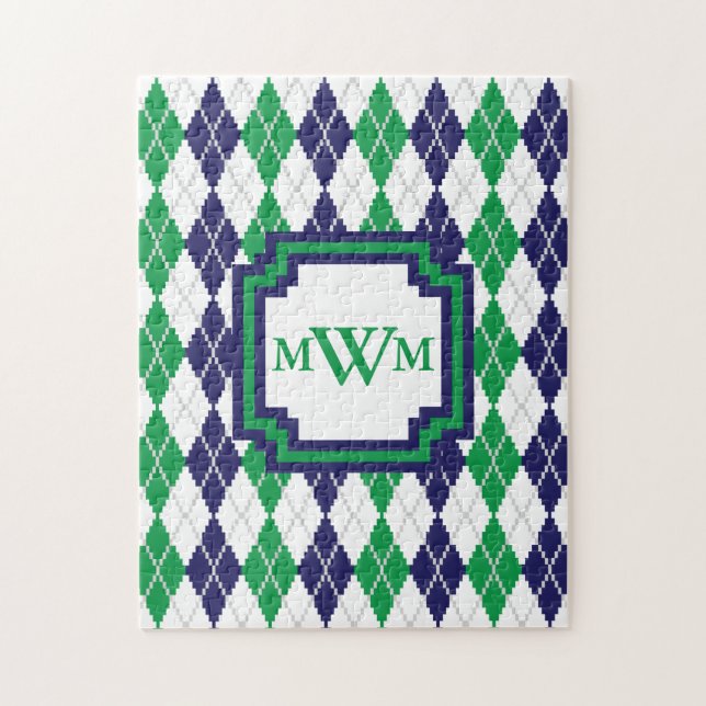 On the Green Argyle Puzzle (Vertical)
