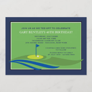 On the Green Golf Invitation