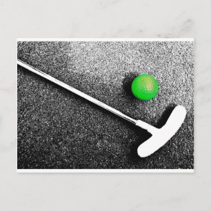 on the green postcard