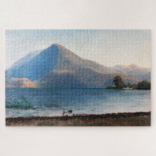 On the Hudson, Albert Bierstadt Jigsaw Puzzle