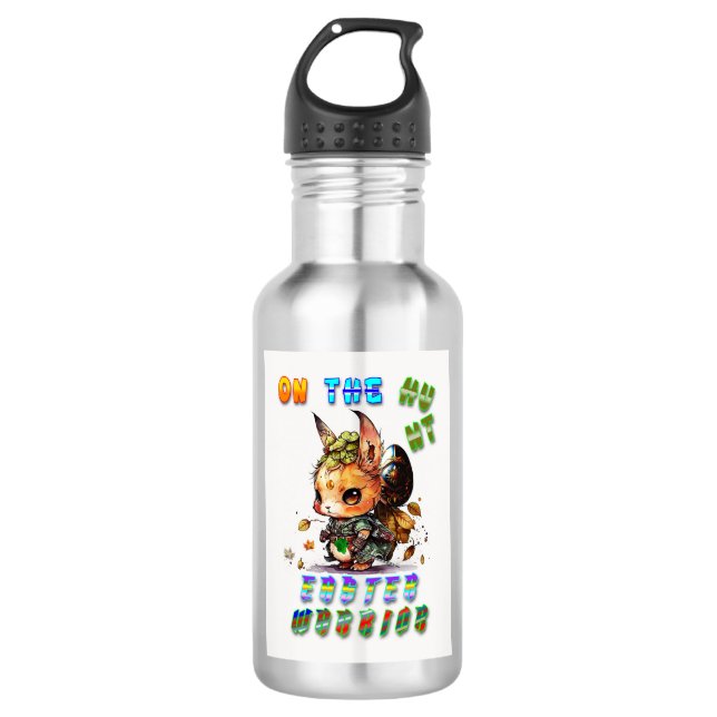 On The Hunt Easter Warrior 532 Ml Water Bottle (Front)